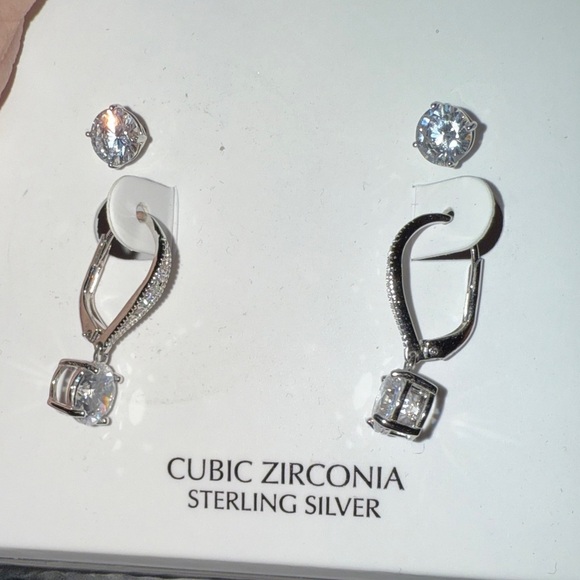 Giani Bernini Jewelry - Giani Bernini Silver Cubic Zirconia Earrings
